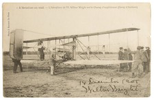 THE WRIGHT BROTHERS 8.5X11 SIGNED PHOTO AUTOGRAPH 1908 SIGNATURE WILBUR REPRINT