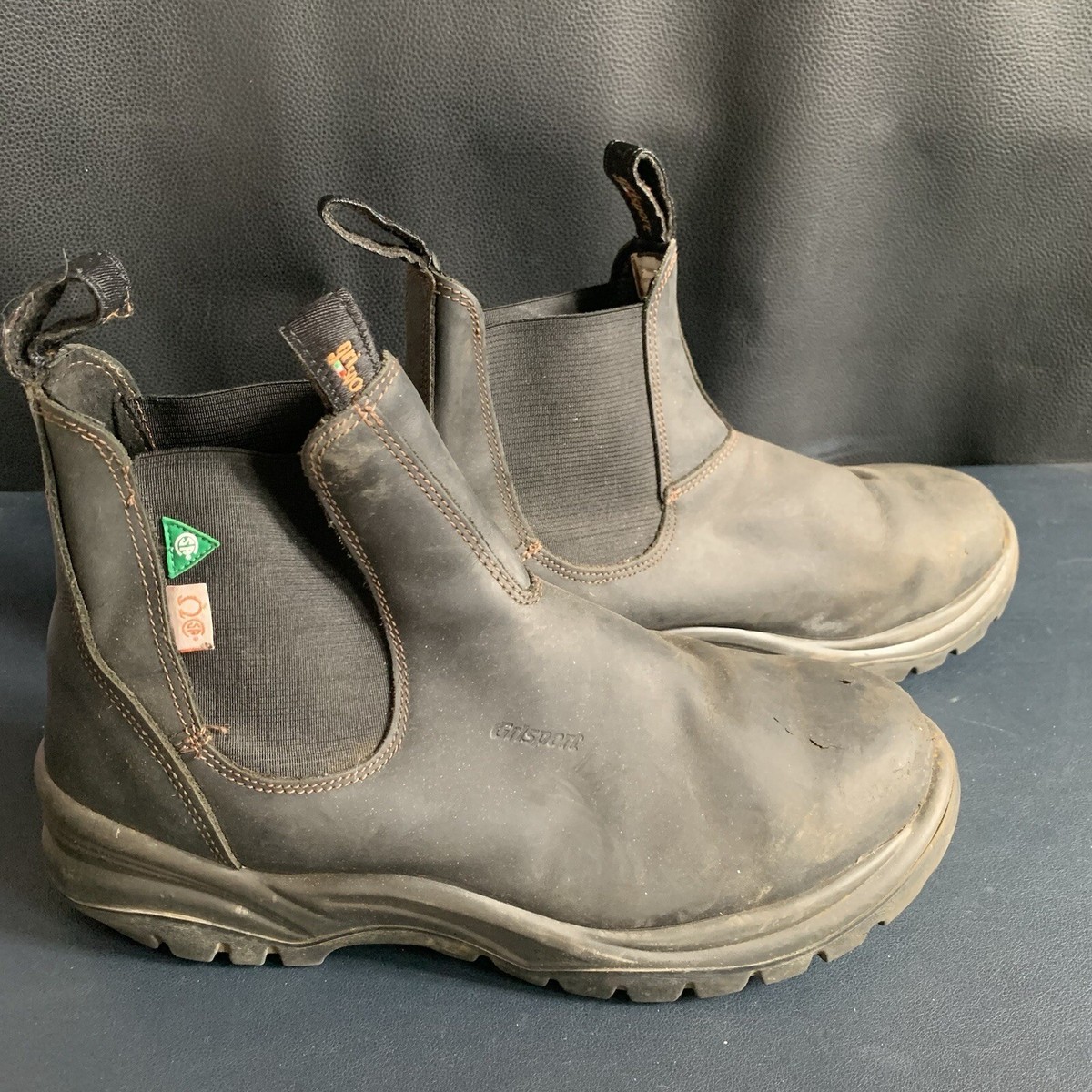 Grisport Pull On Steel Toe Safety Boots Men's Size 44, ASTM F2413