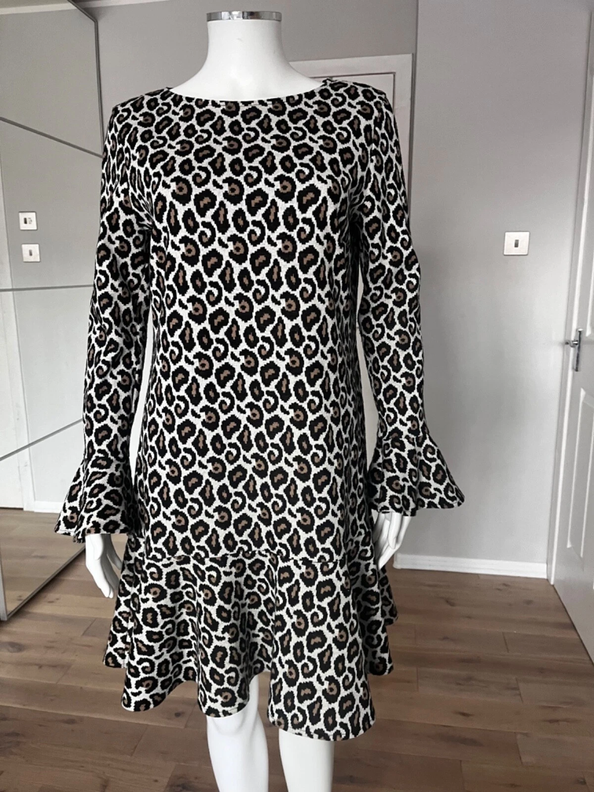 Ana Alcazar Leopard Print Dress Size 42