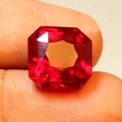 10 Ct+ Natural Certified BURMA Pigeon Blood Red Ruby Unheated Loose Gemstone