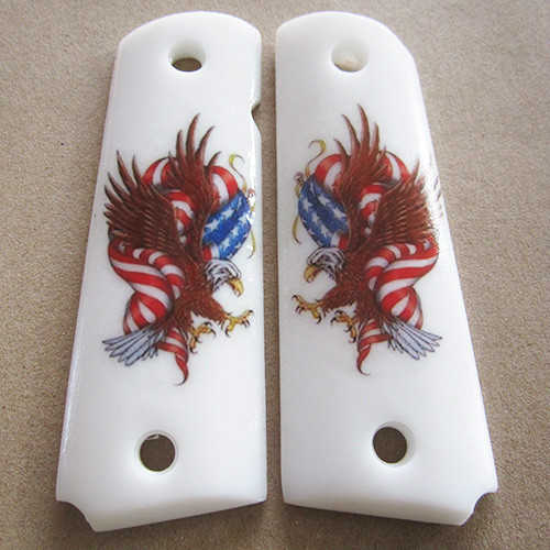 1911 Grips Fit Colt Kimber Clone Eagle Flage Panels Pistol Resin Grip Full Size 1911 Grips Fit Colt Kimber Clone Eagle Flage Panels Pistol Resin Grip Full Size