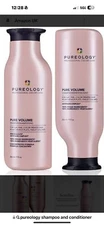 *NEW* Pureology Pure Volume Shampoo and Conditioner Duo Set (9 OZ EACH)