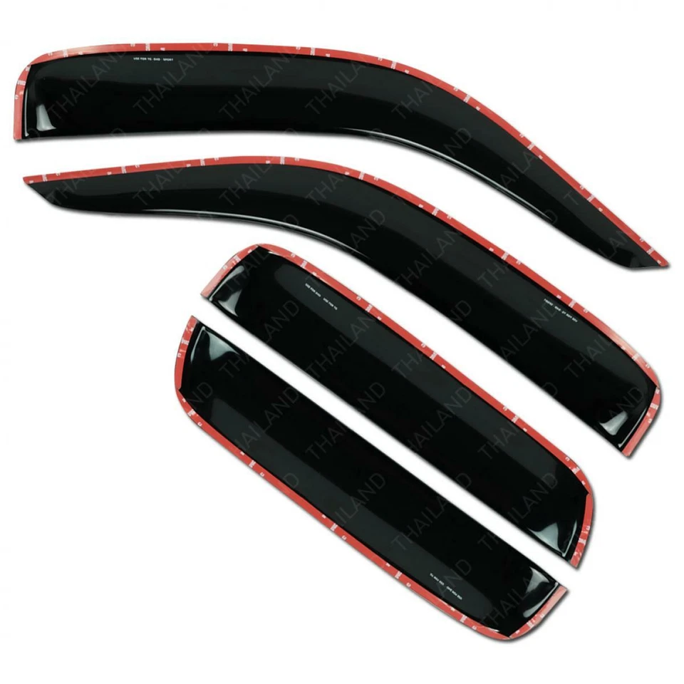Toyota Hilux Mighty X 4 Doors Wind Deflector Weather Guard Black Fits 1992 1997 - image 4 of 4