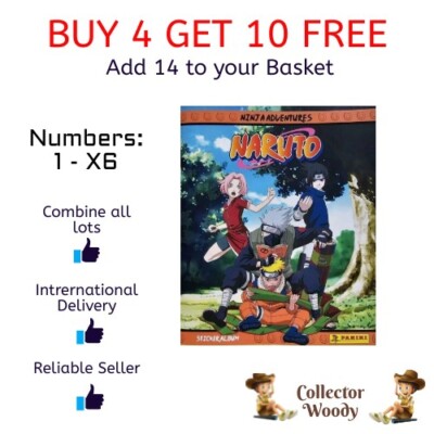 Naruto Ninja Adventures Sticker Sammlung - Panini - #1 - #X6