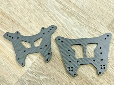 Carbon Fiber Front and Rear Shock Tower For ARRMA Notorious Talion 6s EXB 
