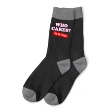 Retirement Gift Idea Men’s Socks Retire Retired Work Present Keepsake Size 6-11