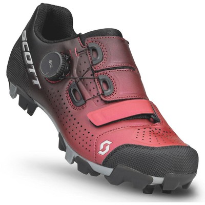 Scott MTB Team Boa Women's Shoe 42 Black Fade/Metallic Red