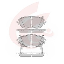 Performance Front Brake Pads Fits Toyota C-HR 2017~2024 ZYX10 NGX10 04465-F4020