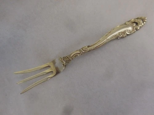 GORHAM DECOR 1953 STERLING SILVER LEMON FORK 4 3/8" NO MONOGRAM