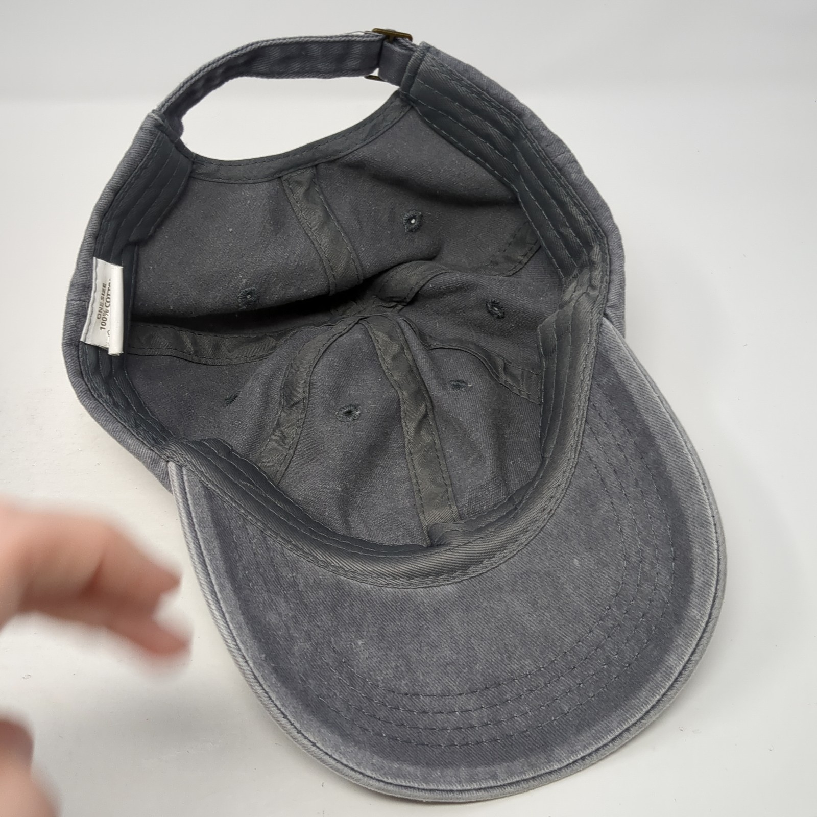 Grumpy Old Man Slideback Baseball Cap Gray One Si… - image 7