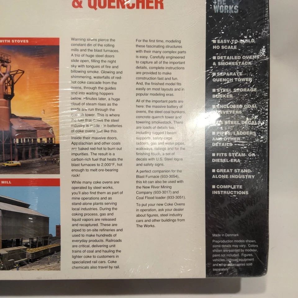 Walthers Cornerstone HO Scale 933-3053 Coke Ovens & Quencher US Steel The Works - Image 2 of 3