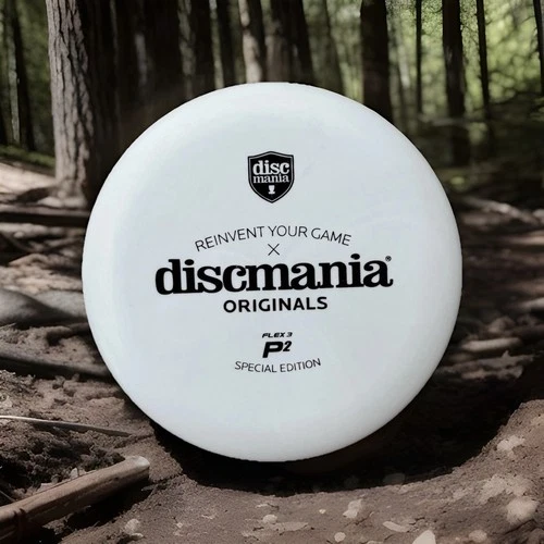 New Discmania Prototype P2 White with Black Stamp 173 g Putter Disc Golf