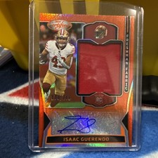 2024 Certified Football Isaac Guerendo Freshman Fabric 75/249 49ers