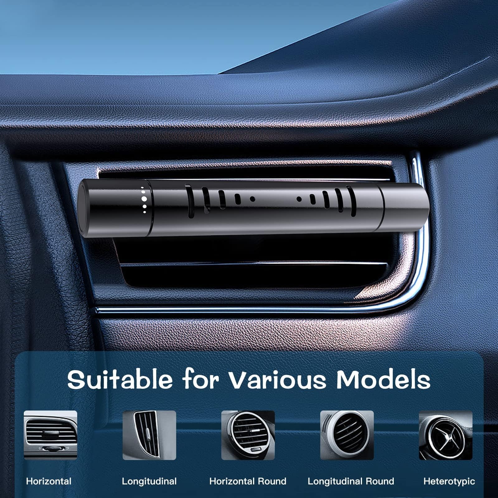 Car Air Fresheners, Car Air Fresheners Clip Set with 5 Essential Oil Scents(1... thumbnail 6