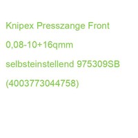 Knipex Presszange Front 0,08-10+16Qmm Selbsteinstellend 975309SB (4003773044758)
