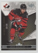 2018 Upper Deck Team Canada Juniors High Gloss 13/25 Jonah Gadjovich #11 a8r