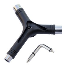All-in-One Skate Tools Portable Skateboard Accessory with Y-Type Tool and L-T...