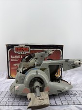 Boba Fett Slave 1 with Box Vintage Star Wars, Kenner Missing Parts.
