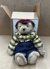 Super rare vintage new condition Vermont teddy bear Lumberjack