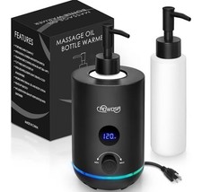 AOWOSA Massage Oil Warmer - Digital Lotion Cream Heater with 250ml Bottle
