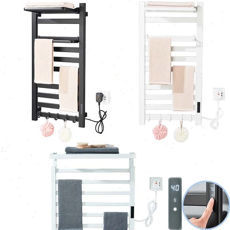 LED Badezimmer Elektrische Heizung Handtuchhalter Edelstahl Multifunktional Set - Bild 1 von 3