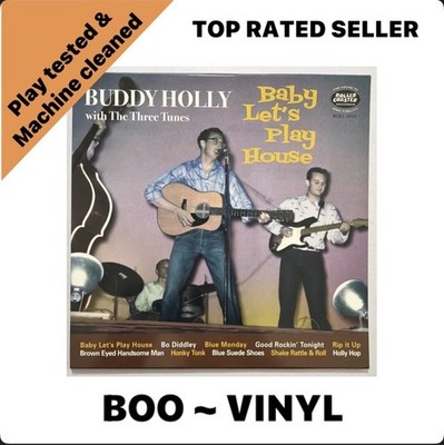 Buddy Holly With The Three Tunes Baby Let's Play House 10 Track Vinyl Album 10''