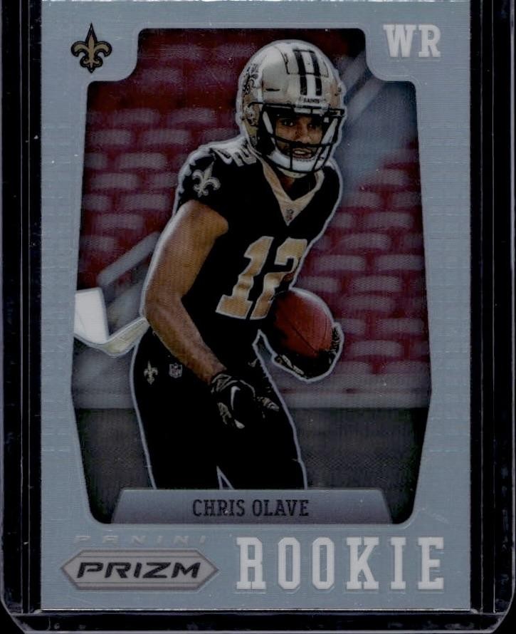 2022 Panini Prizm #PFR-6 Chris Olave Prizm Flashback Rookie Prizms Silver