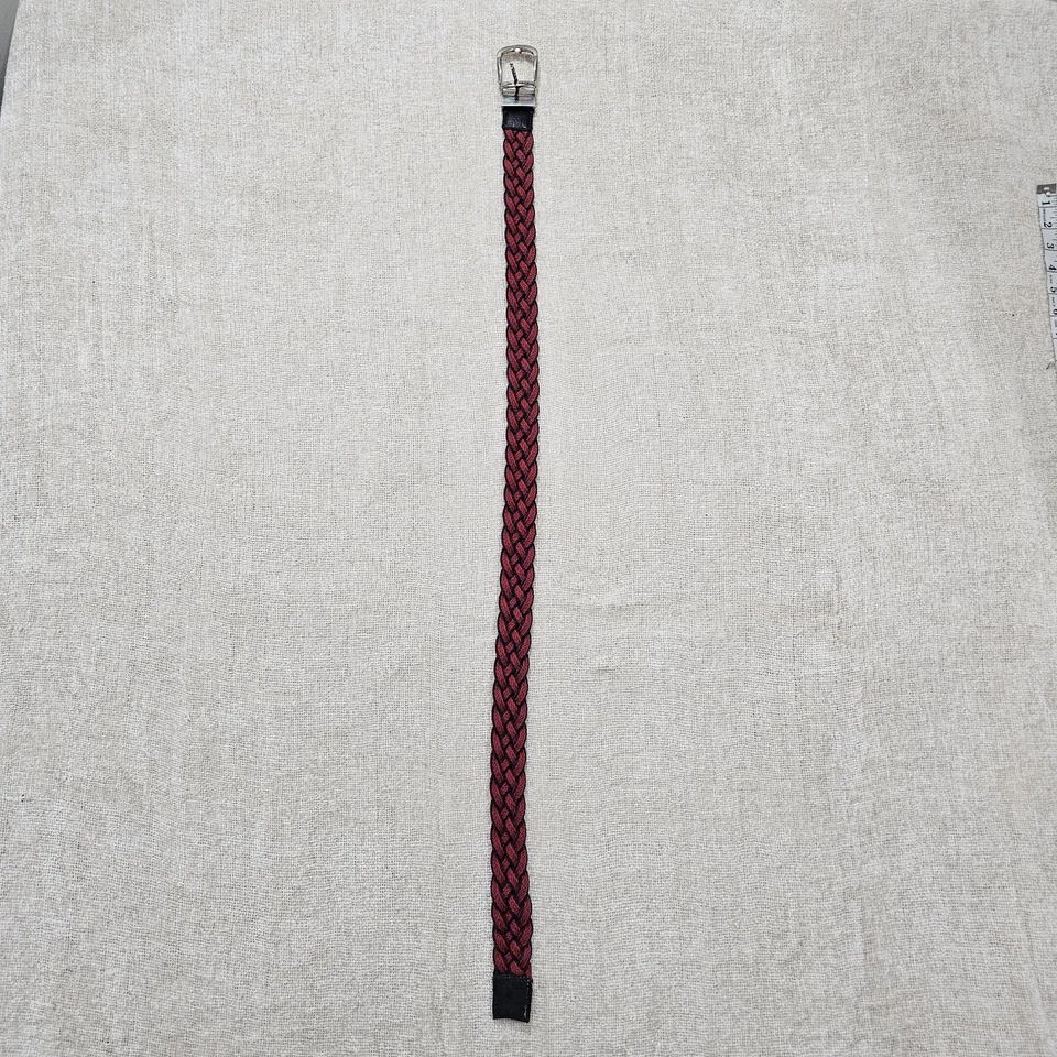 ETRO Italian Reversible Hand Woven Belt w Leather Details At Buckle & Closure 44 - Image 4 of 4