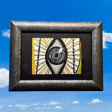 Aquarell Gemälde | Allsehendes Auge | Fullmetal Alchimist | Gerahmt | NEU