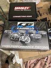 CP Pistons Manley H-Beam Rods FOR Nissan RB25DET SC7307 86.0/8.5 Skyline GTS-T