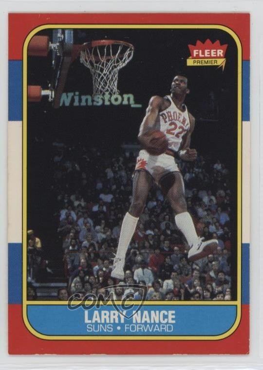 1986-87 Fleer Larry Nance #78 1h0p