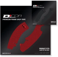 Dcor Pre-Cut Frame Grip Tape - Red Motorcycle Dirt Bike 16-10-107 4320-2427