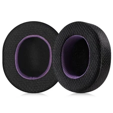 Audio Technica ATH-M50X Ear Pads Replacement Purple Black Cushions, Comfort