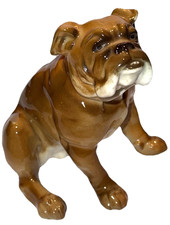 HUTSCHENREUTHER GERMANIA FIGURA RITRATTO PORCELLANA BULLDOG INGLESE VINTAGE