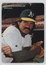 1995 Mother's Cookies Oakland Athletics Dennis Eckersley #4 HOF 0ps8