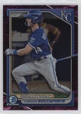 2024 Bowman Chrome Prospects Fuchsia Lunar Refractor /199 Carson Roccaforte 0hu7