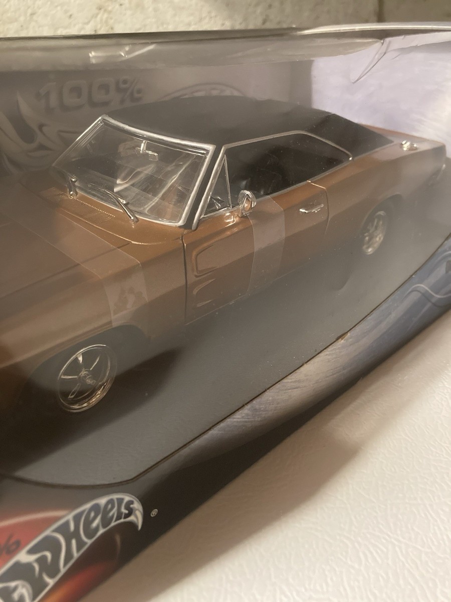 Hot Wheels Dodge Charger 1969 Brown 1 18 Scale for sale