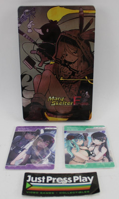Mary Skelter Finale LE Nintendo Switch Steelbook & Cards Only! Rare (No Game)