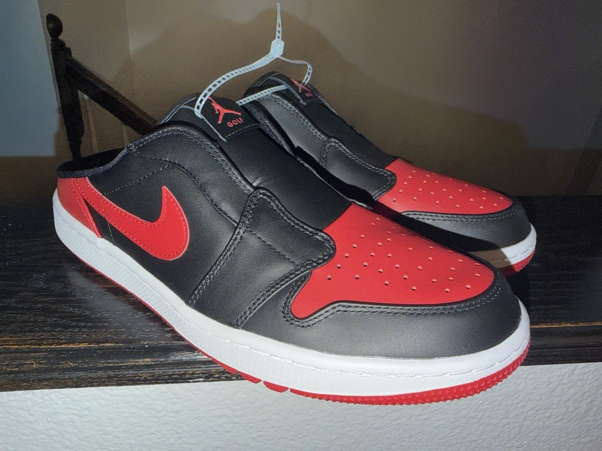 Air Jordan 1 Mule Golf 'Bred' - FJ1214-001 Size 9 Men's Slip On's