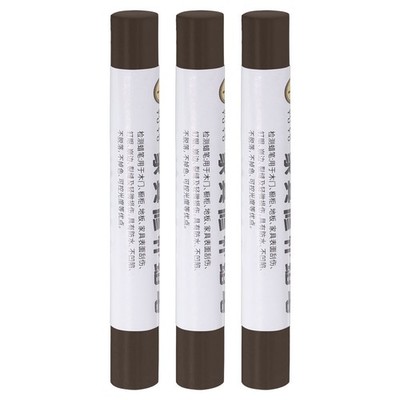 Furniture repair wax, 3 filler pens, black coffee color
