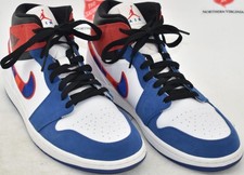 Nike Air Jordan 1 Mid Multi-Color Swoosh 852542-146 size 11 *New (0862K)