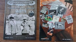 2016 American Pit Bull Terrier Gazette- Spring & Summer