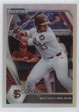 2021 Panini Prizm Draft Picks Silver Prizm Matheu Nelson #PDP35 03j5