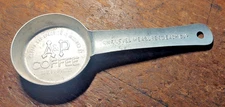 Vintage A&P Coffee Service Metal Measuring Spoon 1940s Advertising Collectible