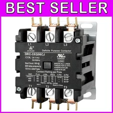 High-Performance 60A Definite Purpose 3 Pole Contactors for HVAC Applications