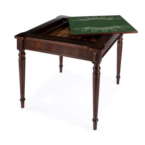 Butler Specialty Company Vincent Multi-Game Card Table - Cherry Brown - Picture 6 of 9