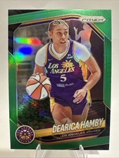 Dearica Hamby 2025 Panini Prizm WNBA Green Prizm #39 Sparks