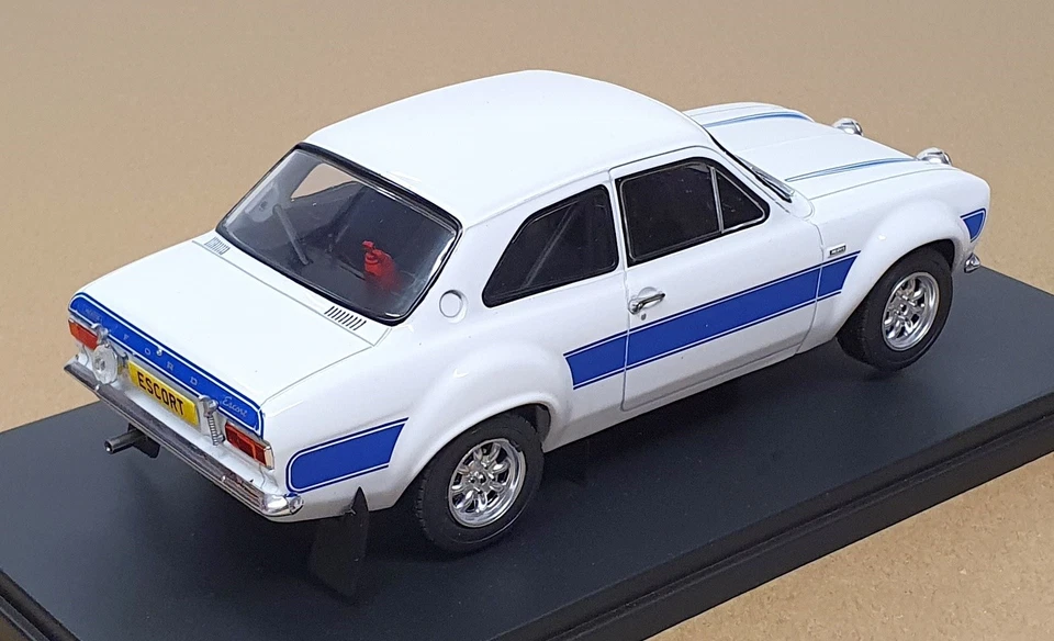 Caja Blanca Escala 1/24 Diecast WB124250 - Ford Escort Mk1 RS 2000 - Blanco/Azul Foto 2 de 4