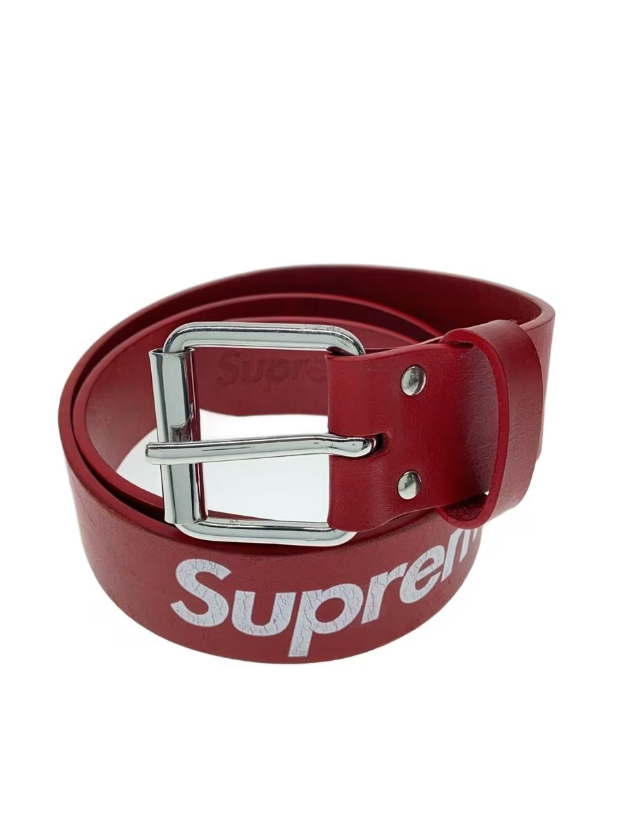 小物 Supreme Repeat Leather Belt Red 22SS box Supreme Repeat Leather Belt, Cowhide, Red | eBay