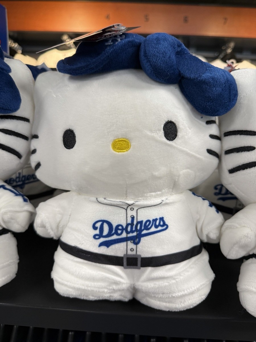 2026 NEW Hello Kitty Los Angeles Dodgers MLB Plush Figure White